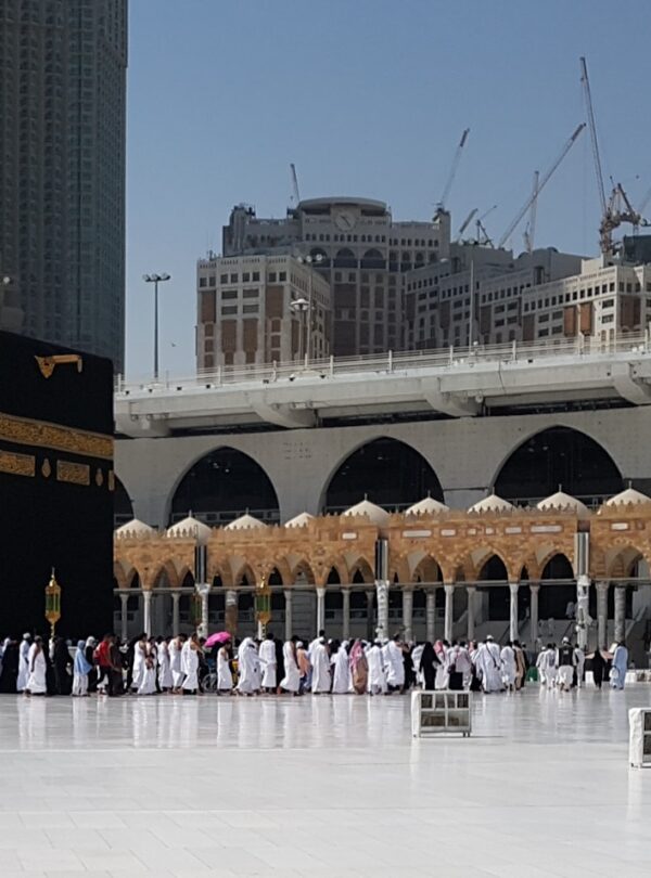 group of people on mecca