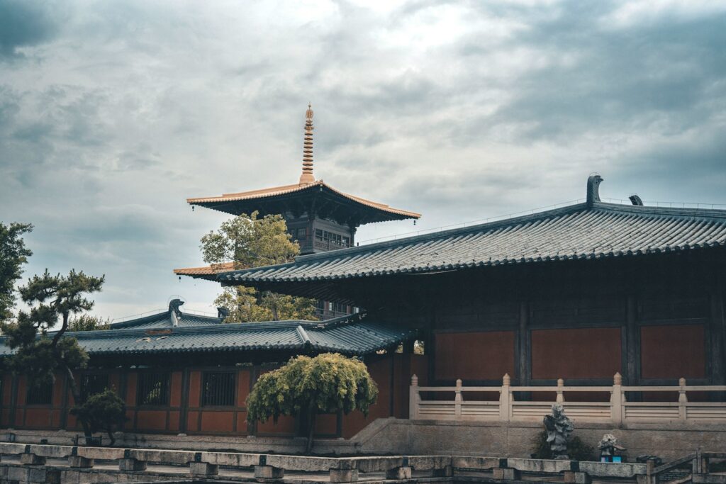 a large building with a tall tower on top of it